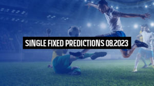 Single fixed predictions 08.2023